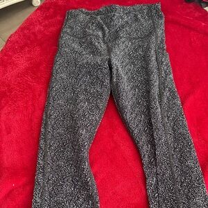 Athleta size small textured 7/8 tights